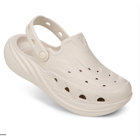 Vionic Wave RX Clog Cream Mens 10 Womens 12 Supportive Comfort New - Picture 1 of 12